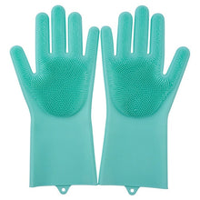 Load image into Gallery viewer, 2PCS Multifunction Silicone Cleaning Gloves Magic Silicone Dish Washing Gloves For Kitchen Household Silicone Dishwashing Gloves