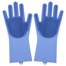 Load image into Gallery viewer, 2PCS Multifunction Silicone Cleaning Gloves Magic Silicone Dish Washing Gloves For Kitchen Household Silicone Dishwashing Gloves