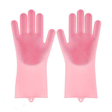 Load image into Gallery viewer, 2PCS Multifunction Silicone Cleaning Gloves Magic Silicone Dish Washing Gloves For Kitchen Household Silicone Dishwashing Gloves