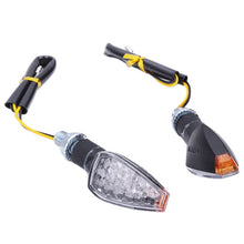 Load image into Gallery viewer, 2PCS Universal 12V Flashing Turn Signals Motorcycle LED Lights Rear Blinker Indicator Tail Light For Cafe Racer Honda BMW Yamaha