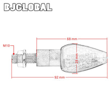 Load image into Gallery viewer, 2PCS Universal 12V Flashing Turn Signals Motorcycle LED Lights Rear Blinker Indicator Tail Light For Cafe Racer Honda BMW Yamaha