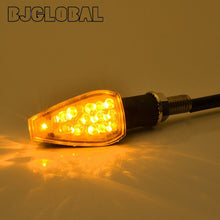Load image into Gallery viewer, 2PCS Universal 12V Flashing Turn Signals Motorcycle LED Lights Rear Blinker Indicator Tail Light For Cafe Racer Honda BMW Yamaha