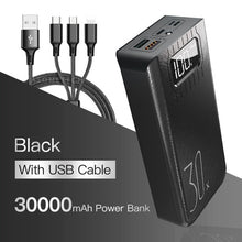 Load image into Gallery viewer, 2USB LED Power Bank 30000mAh Portable Charging Poverbank Pack Charge External Battery Powerbank For iPhone Xiaomi Samsung Huawei