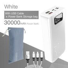 Load image into Gallery viewer, 2USB LED Power Bank 30000mAh Portable Charging Poverbank Pack Charge External Battery Powerbank For iPhone Xiaomi Samsung Huawei