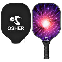 Load image into Gallery viewer, 60PCS OSHER Pickleball Paddle Graphite Pickleball Racket Honeycomb Composite Core Pickleball Paddle Set Ultra Cushion Grip Low Profile Edge Bundle Graphite