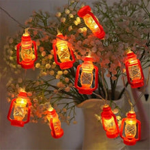 Load image into Gallery viewer, 3-6M Retro Baron Lantern LED Light String Warm White Lights Decoration for Room Party Holiday Barn Lanterns Battery Powered