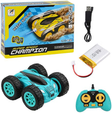 Load image into Gallery viewer, 3.7 inch RC Car 2.4G 4CH Double-sided bounce Drift Stunt Car Rock Crawler Roll Car 360 Degree Flip Remote Control Cars Kids Toys
