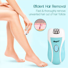 Load image into Gallery viewer, 3 in 1 Unisex Epilator Professional Hair Remover Lady Shaver Painless Instant Depilation Set Electric Callus Remover Foot File