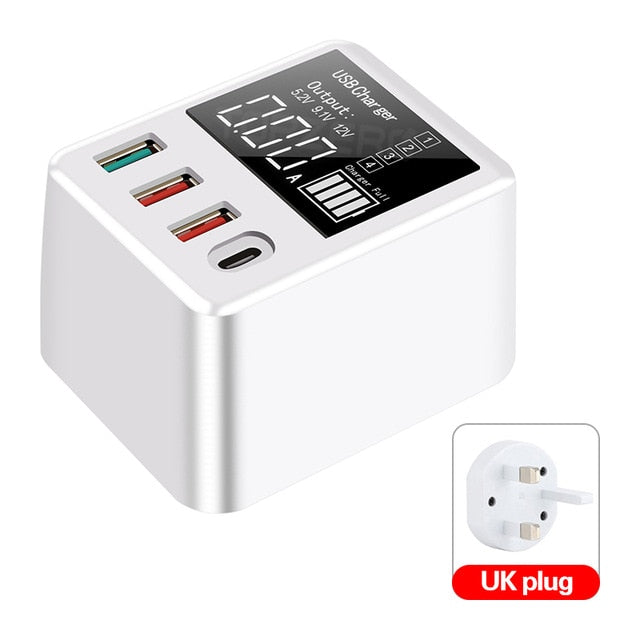 30/40W Quick Charge QC3.0 USB Charger Wall Travel Mobile Phone Adapter Fast Charger USB Charger For iPhone Xiaomi Huawei Samsung