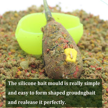 Load image into Gallery viewer, 30g/40g/50g Carp Fishing In Line Method Feeders Accessories Set Quick Release Flat Method Feeder and Bait Mould for Carp Feeders