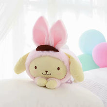 Load image into Gallery viewer, 32*20cm Kawaii Soft melody/Pig Plush Toy Cartoon Anime Long Cushion Fluffy Cat/Bunny Napkin Kids Christmas Gift