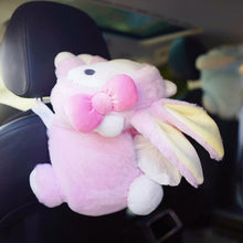 Load image into Gallery viewer, 32*20cm Kawaii Soft melody/Pig Plush Toy Cartoon Anime Long Cushion Fluffy Cat/Bunny Napkin Kids Christmas Gift