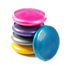 Load image into Gallery viewer, 33cm Yoga Balance Ball Gym Inflatable Stability Wobble Training Balanced Cushion Fitness Massage Pad Mat Disc Cushion
