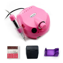 Load image into Gallery viewer, 35000/20000 RPM Electric Nail Drill Machine Mill Cutter Sets For Manicure Nail Tips Manicure Electric Nail Pedicure File