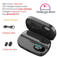 Load image into Gallery viewer, 3500mAh LED Bluetooth Wireless Earphones Headphones Earbuds TWS Touch Control Sport Headset Noise Cancel Earphone Headphone