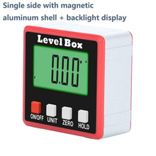 Load image into Gallery viewer, 360° Mini Digital Protractor High Precision Digital Goniometer Inclinometer Digital Level Angle Finder Angle Measurement Box