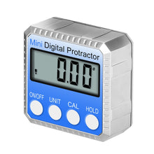 Load image into Gallery viewer, 360° Mini Digital Protractor High Precision Digital Goniometer Inclinometer Digital Level Angle Finder Angle Measurement Box