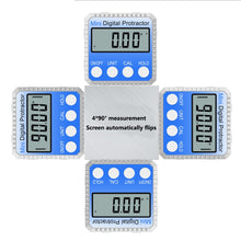 Load image into Gallery viewer, 360° Mini Digital Protractor High Precision Digital Goniometer Inclinometer Digital Level Angle Finder Angle Measurement Box