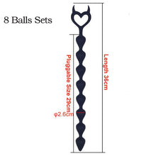 Load image into Gallery viewer, 36cm Long Anal Beads Butt Plug Sex Shop Silicone Anal Stimulator Balls Prostate Massager Buttplug Sex Toys for Adults Women Men