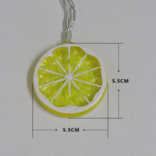 Load image into Gallery viewer, 3M 20LEDs Lemon Shape Fairy String Lights Warm White Strip Light Battery/USB Operated Decorations for Christmas Birthday Wedding