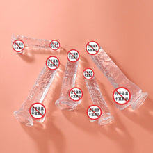 Load image into Gallery viewer, Manual simulation penis crystal white transparent dildo female sex appeal TPE material seven sizes hot new products