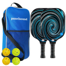 Load image into Gallery viewer, Pickleball Paddles, Pickleball Paddles Set, Fiberglass Surface, Polypropylene Honeycomb Core, Cushion Grip, Lightweight Pickleball, Portable Carry Bag