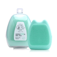 Load image into Gallery viewer, 4 In 1 Ultrasonic Electric Facial Cleansing Brush Massager Rechargeable Pore Face Cleaning Device Skin Care Brush For Face