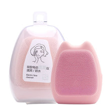 Load image into Gallery viewer, 4 In 1 Ultrasonic Electric Facial Cleansing Brush Massager Rechargeable Pore Face Cleaning Device Skin Care Brush For Face