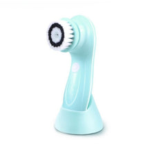 Load image into Gallery viewer, 4 In 1 Ultrasonic Electric Facial Cleansing Brush Massager Rechargeable Pore Face Cleaning Device Skin Care Brush For Face
