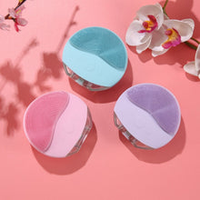 Load image into Gallery viewer, 4 In 1 Ultrasonic Electric Facial Cleansing Brush Massager Rechargeable Pore Face Cleaning Device Skin Care Brush For Face