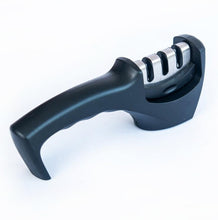 Load image into Gallery viewer, 4 in 1 Knife Sharpener Ceramic Kitchen Knife Shears Scissors Sharpening Tools Diamond Coated Non-slip Base Stainless Steel