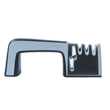 Load image into Gallery viewer, 4 in 1 Knife Sharpener Ceramic Kitchen Knife Shears Scissors Sharpening Tools Diamond Coated Non-slip Base Stainless Steel