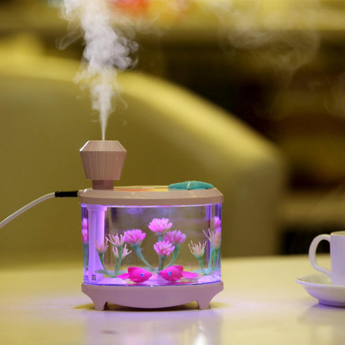 460ml Humidifier Office Table Ultrasonic USB Aroma- Air Diffuser Soothing Light Aromatherapy Humidificador Home Difusor Car 2021