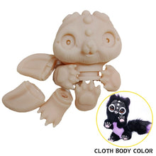Load image into Gallery viewer, 46CM Baby Reborn Body Plush Animals Toys DIY Blank Mold Unpainted Kitten Reborn Soft Unfinished Doll kit reborn sin pintar