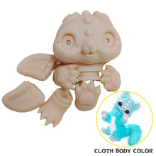 Load image into Gallery viewer, 46CM Baby Reborn Body Plush Animals Toys DIY Blank Mold Unpainted Kitten Reborn Soft Unfinished Doll kit reborn sin pintar