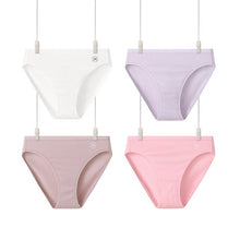Load image into Gallery viewer, 4PCS Women&#39;s High Waisted Underwear Cotton Panties Briefs Breathable Tagless Panty 4 Pack Seamless Shapewear Invisuble Look