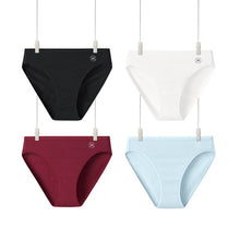 Load image into Gallery viewer, 4PCS Women&#39;s High Waisted Underwear Cotton Panties Briefs Breathable Tagless Panty 4 Pack Seamless Shapewear Invisuble Look