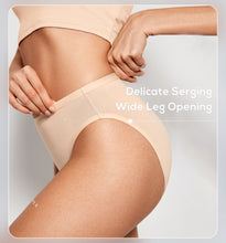 Load image into Gallery viewer, 4PCS Women&#39;s High Waisted Underwear Cotton Panties Briefs Breathable Tagless Panty 4 Pack Seamless Shapewear Invisuble Look