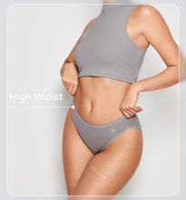 Load image into Gallery viewer, 4PCS Women&#39;s High Waisted Underwear Cotton Panties Briefs Breathable Tagless Panty 4 Pack Seamless Shapewear Invisuble Look