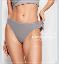 Load image into Gallery viewer, 4PCS Women&#39;s High Waisted Underwear Cotton Panties Briefs Breathable Tagless Panty 4 Pack Seamless Shapewear Invisuble Look