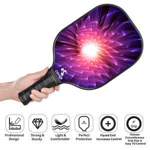 OSHER Pickleball Paddle Graphite Pickleball Racket Honeycomb Composite Core Pickleball Paddle Set Ultra Cushion Grip Low Profile Edge Bundle Graphite