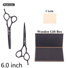 Load image into Gallery viewer, 5.5&quot; AQIABI Hairdressing Scissors Hair Professional Thinning Shears Set Hair Cutting Scissors Barber Scissors 440C Japan A1029