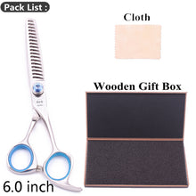 Load image into Gallery viewer, 5.5&quot; AQIABI Hairdressing Scissors Hair Professional Thinning Shears Set Hair Cutting Scissors Barber Scissors 440C Japan A1029