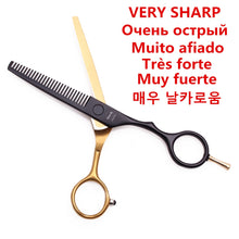 Load image into Gallery viewer, 5.5&quot; AQIABI Hairdressing Scissors Hair Professional Thinning Shears Set Hair Cutting Scissors Barber Scissors 440C Japan A1029