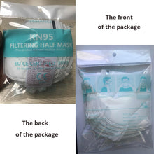 Load image into Gallery viewer, 5 pcs/bag KN95 Face Mask PM2.5 Anti-fog Strong Protective Mouth Mask Respirator Reusable (not for medical use)