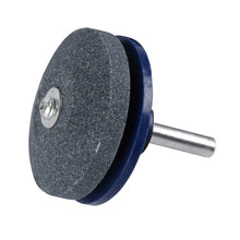 Load image into Gallery viewer, 50MM Faster Lawn Mower Sharpener Lawnmower Blade Sharpener Universal Grinding Rotary Drill Cut Knife Sharpener Drop Shipping