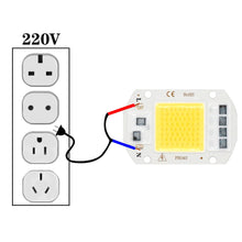 Load image into Gallery viewer, 50W AC 220V LED Chip COB 5W  9W 10W 20W 30W No Need Driver for Flood Light Spotlight Lampada Led Lamp Bulb DIY Lighting White