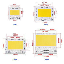 Load image into Gallery viewer, 50w/100w/150w 200w LED COB AC220V light Module LED chip Floodlight Lamp SMART IC city power White/warm white Free Shipping 1pcs