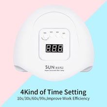 Load image into Gallery viewer, 54W UV LED Nail Lamp with 36 Pcs Leds For Manicure Gel Nail Dryer Drying Nail Polish Lamp 30s/60s/90s Auto Sensor Manicure Tools