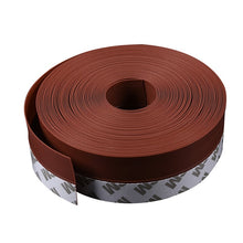 Load image into Gallery viewer, 5M Door Bottom Seal Strip Weather Window Rubber Seal Weatherstrip Windproof Dust Self Adhesive Door Windshield Sealing Tape